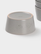 Набор салатников Доляна «Гранит», 4 шт., 800 мл, 14.5×7 см, керамика, серый - Фото 5