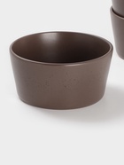 Набор салатников Доляна «Гранит», 4 шт., 800 мл, 14.5×7 см, керамика, коричневый - Фото 3