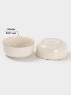 Набор посуды Доляна «Альпийский крем», керамика, 24 предмета: кружки 6 шт., тарелки 12 шт. d=20/27 см, салатники 6 шт., бежевый - Фото 3