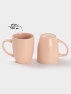 Набор посуды Доляна «Кремовое облако», керамика, 24 предмета: кружки 6 шт., тарелки 12 шт. d=20/27 см, салатники 6 шт., кремовый - Фото 2