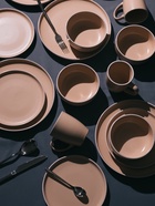 Набор посуды Доляна «Кремовое облако», керамика, 24 предмета: кружки 6 шт., тарелки 12 шт. d=20/27 см, салатники 6 шт., кремовый - Фото 9