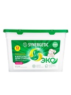 УЦЕНКА Капсулы для стирки Synergetic гипоаллергенные Color, 12 шт - Фото 1