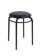 УЦЕНКА Табурет «Кольцо» Черный/черный - Фото 1