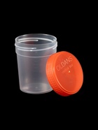 Контейнер для биоматериалов 120 мл, завинчивающаяся крышка, матовое окно, индивидуальная упаковка - Фото 5