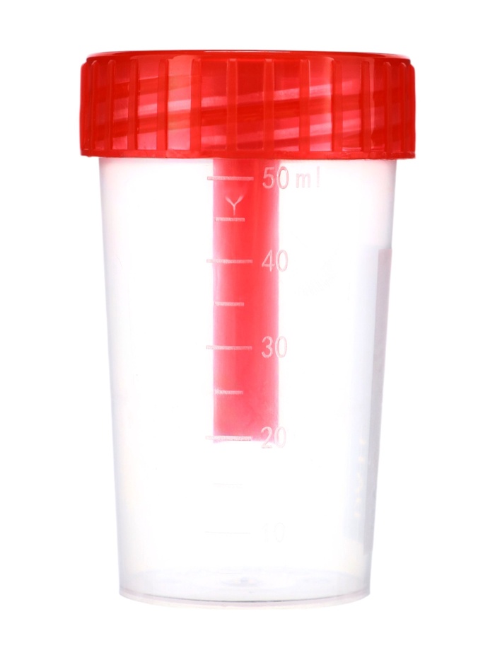 Контейнер стерильный для биоматериалов, шпатель, 60 мл - Фото 1