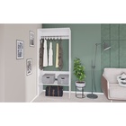 Вешалка модульной гардеробной системы «Модус», 2090×1000×520 мм, цвет белый - Фото 1