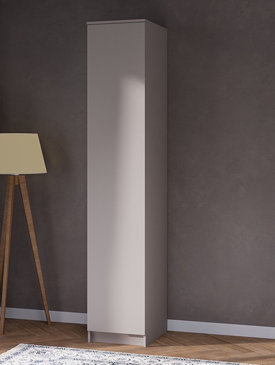 Шкаф – пенал для одежды «Лора», с полками, 400×500×2100 мм, цвет кашемир