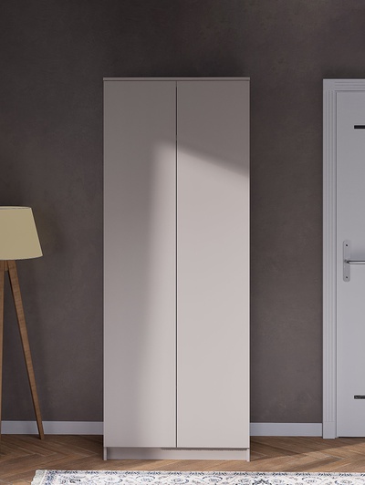 Шкаф прямой двухстворчатый для одежды «Лора», с штангой, 800×500×2100 мм, цвет кашемир