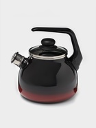 Чайник эмалированный со свистком «Кармен», 3 л, индукция, цвет чёрно-красный - Фото 2