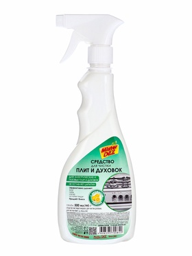 Mister Dez Eco-Cleaning  Средство для чистки плит и духовок "Лимон", на основе коплекса ПАВ, 500 мл 10890313