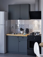 Кухонный гарнитур для маленькой кухни «Поинт», 1000×600 мм, цвет графит - Фото 2