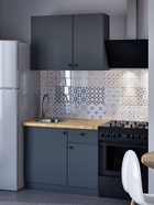 Кухонный гарнитур для маленькой кухни «Поинт», 1000×600 мм, цвет графит - Фото 3