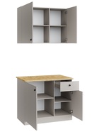 Кухонный гарнитур для маленькой кухни «Поинт», 1000×600 мм, цвет кашемир - Фото 5