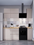 Кухонный гарнитур для маленькой кухни «Лора», 1500×600 мм, цвет кашемир - Фото 1