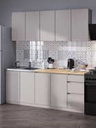 Кухонный гарнитур для маленькой кухни «Лора», 2000×600 мм, цвет кашемир - Фото 3