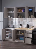 Кухонный гарнитур для маленькой кухни «Лора», 2000×600 мм, цвет кашемир - Фото 4