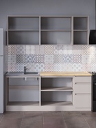 Кухонный гарнитур для маленькой кухни «Лора», 2000×600 мм, цвет кашемир - Фото 5