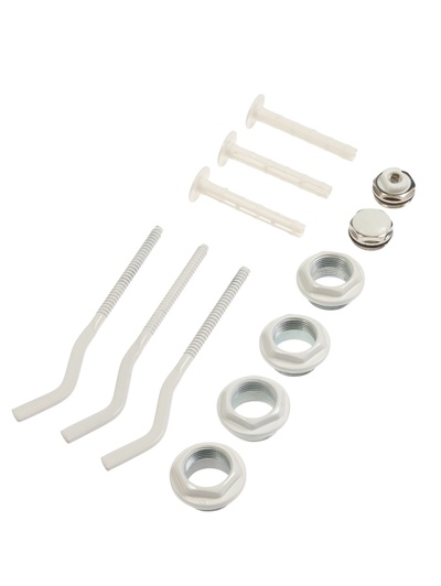 Набор для подключения радиатора ZEIN, 1" × 3/4", с тремя кронштейнами