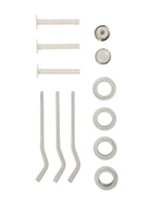 Набор для подключения радиатора ZEIN, 1" × 3/4", с тремя кронштейнами - Фото 2