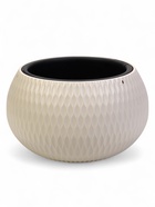 Кашпо для цветов «Жемчужина», 7 л, d=36 см, h=22 см, пластик, со вставкой, подвесное, бежевое - Фото 8