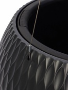 Кашпо для цветов «Жемчужина», 7 л, d=36 см, h=22 см, пластик, со вставкой, подвесное, цвет графитовый - Фото 4