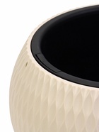 Кашпо для цветов «Жемчужина», 7 л, d=36 см, h=22 см, пластик, со вставкой, бежевое - Фото 4