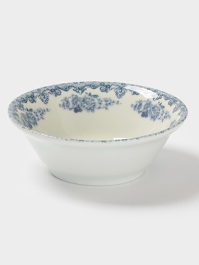 Салатник Добрушский завод «Версаль», 360 мл, фарфор, белая, синяя