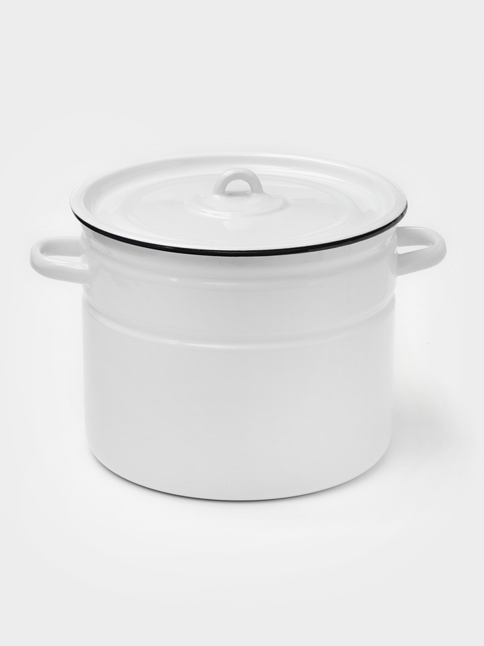 Кастрюля эмалированная, 9 л, d=26 см, цилиндрическая, МИКС - Фото 1