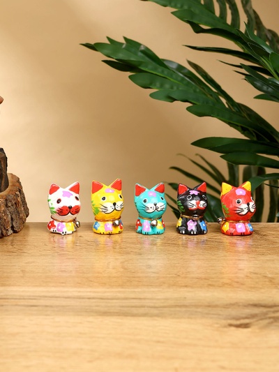 Набор сувенирный «Котята», 5 шт., 4 см, дерево