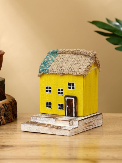 Сувенир «Дом», 9×11×11 см, дерево Албезия, жёлтый