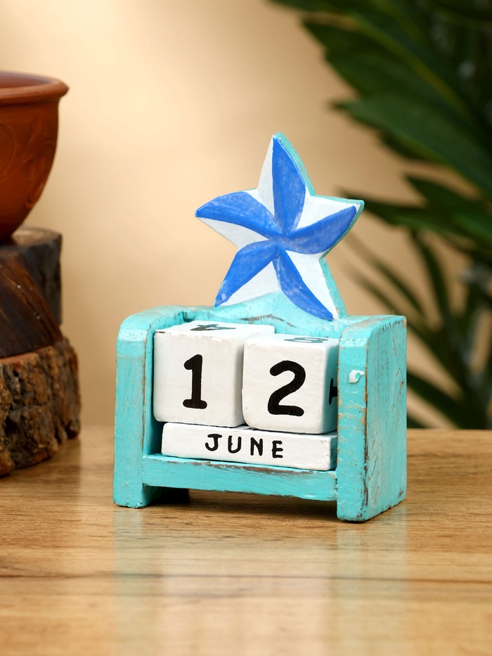 Календарь настольный «Морская звезда», 10.5×7.5×4 см, дерево