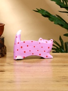 Календарь настольный «Кошка», 14×4×10 см, дерево, сиреневый - Фото 3