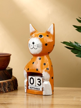 Календарь настольный «Котенок», 10×6×21 см, дерево