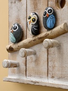 Вешалка «Скворечник с воробьями», 20×5×35 см, дерево албезия - Фото 4