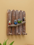 Вешалка «Воробьи на ветке», 23×23×6 см, дерево албезия - Фото 2