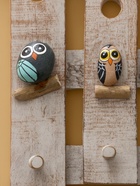 Вешалка «Скворечник с воробьями», 35×6.5×33.5 см, дерево албезия - Фото 4