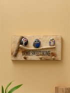 Вешалка HOME SWEET HOME, 30×6×15 см, дерево албезия - Фото 1