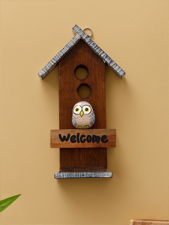 Панно WELCOME, 15×3×25 см, дерево - Фото 1