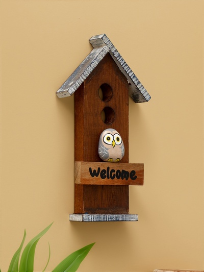 Панно WELCOME, 15×3×25 см, дерево