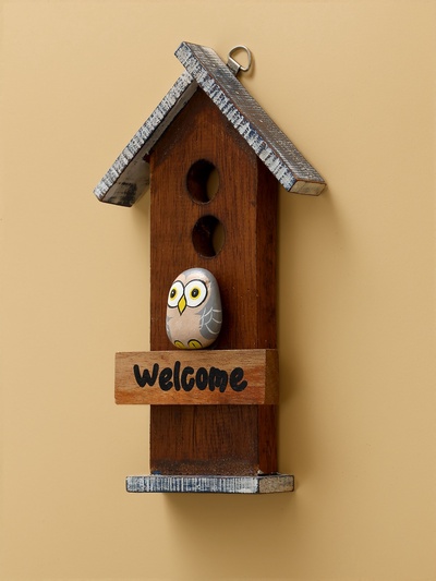 Панно WELCOME, 15×3×25 см, дерево