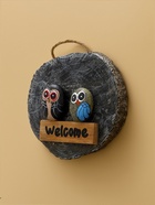 Панно WELCOME, 18×5×18 см, дерево, бежевое 10615756 - фото 16684072