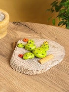 Панно «Кактус», дерево албезия - Фото 3