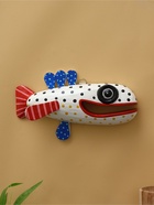 Панно «Рыба-хищник», 25×15×5 см, дерево, разноцветное - Фото 1