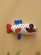 Панно «Рыба-хищник», 25×15×5 см, дерево, разноцветное - Фото 2