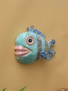 Панно «Рыба-клоун», 20×16×6.5 см, дерево, бирюзовое - Фото 2