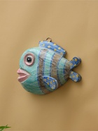 Панно «Рыба-клоун», 20×16×6.5 см, дерево, бирюзовое - Фото 5