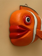 Панно «Рыба-клоун», 20×16×6 см, дерево, оранжевое - Фото 3