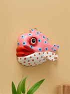 Панно «Рыба-клоун», 20×16×4 см, дерево, розово-белое - Фото 3