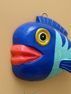 Панно «Рыба-клоун», 20×16×4 см, дерево, сине-бирюзовое - Фото 5