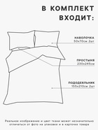 КПБ Этель дуэт Quiet shade 155*210см-2шт 230*245см 50*70см-2шт 100% жатый хл 140г/м2 10886813 - фото 14661400
